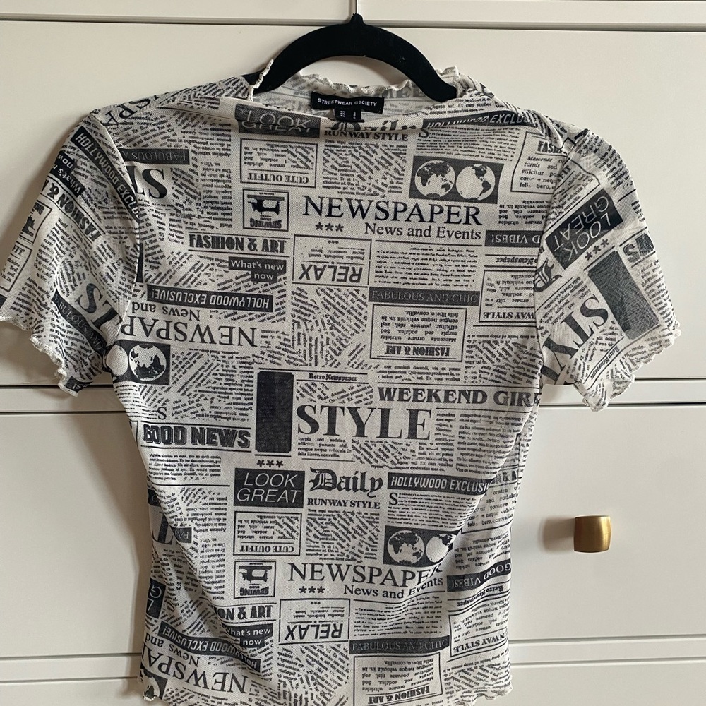Streetwear Society Black and White Short Sleeve Tees